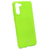 Etui Mercury JELLY na telefon Samsung Galaxy S21+ 5G G996 limonkowe