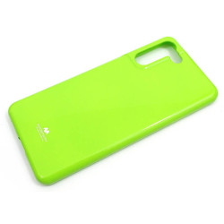 Etui Mercury JELLY na telefon Samsung Galaxy S21+ 5G G996 limonkowe