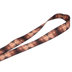 Smycz na szyję do telefonu i kluczy 20mm x 52cm WZÓR 13 brązowo-czarny tie-dye