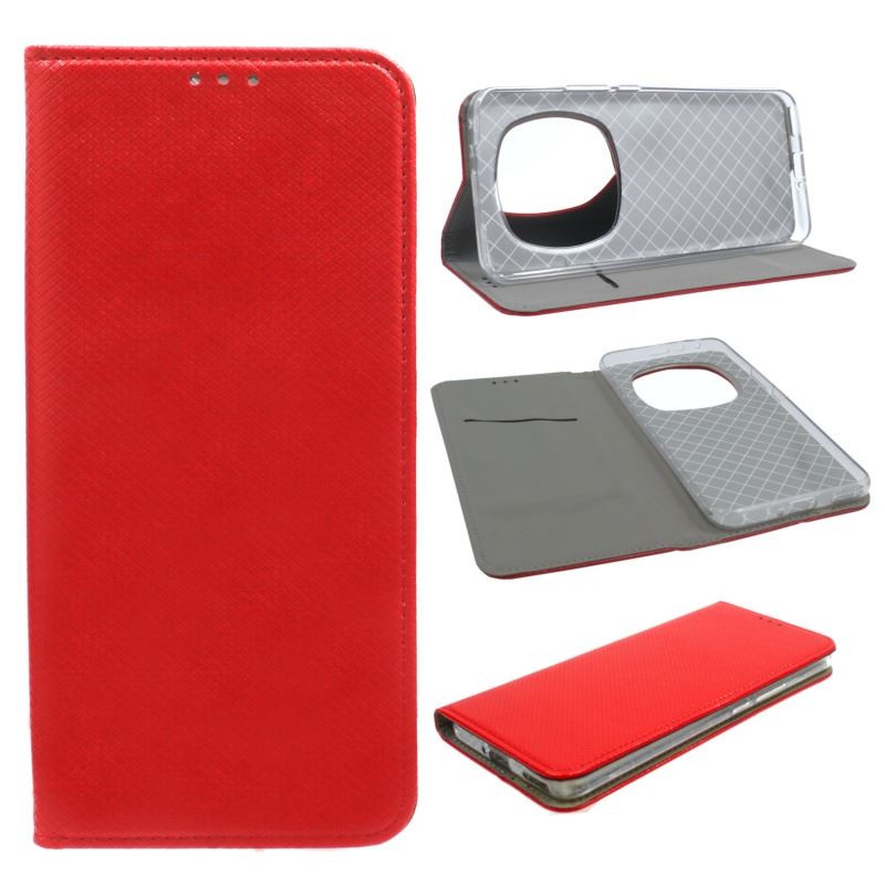 Etui Smart Magnet na telefon Honor Magic 6 Pro 5G BVL-N49 czerwone