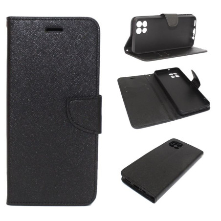 Etui Fancy Diary na telefon T-Mobile T Phone 2 5G / REVVL 7 5G czarne