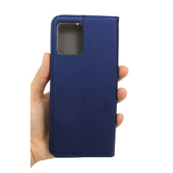 Etui Smart Magnet na telefon motorola moto g14 4G XT2341 granatowe