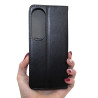 Etui Smart Magnet na telefon OPPO A60 4G CPH2631 czarne gładkie HQ