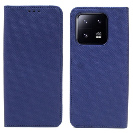 Etui Smart Magnet na telefon Xiaomi 13 Pro 5G MZB0DAXEU MZB0DBIEU granatowe