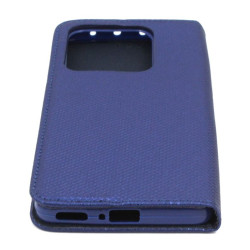 Etui Smart Magnet na telefon Xiaomi 13 Pro 5G MZB0DAXEU MZB0DBIEU granatowe