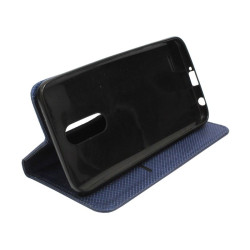 Etui Smart Magnet na telefon LG K10 2018 / K11 granatowy