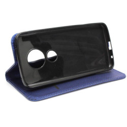 Etui Smart Magnet na telefon motorola moto e5 / g6 play / e (5th gen.) granatowe