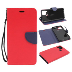 Etui Fancy Diary na telefon Realme 7i / Narzo 30A czerwone