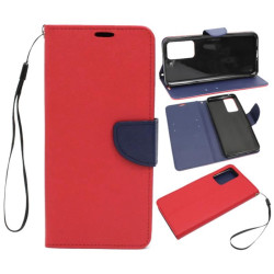 Etui Fancy Diary na telefon Realme GT NEO 3T 5G / GT NEO 2 czerwone