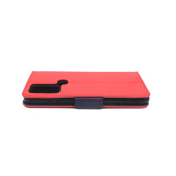 Etui Fancy Diary na telefon TCL 305 6102A / 306 6102H / 30E 6127A / 305i 5164D / 30SE 4G 6165 czerwone