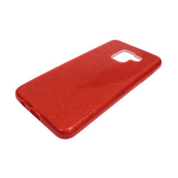 Etui Jelly Case SHINING HQ na telefon Samsung Galaxy A5 2018 A530 czerwone