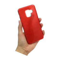 Etui Jelly Case SHINING HQ na telefon Samsung Galaxy A5 2018 A530 czerwone