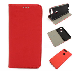 Etui Smart Magnet na telefon Alcatel 1S 2019 5024 czerwone