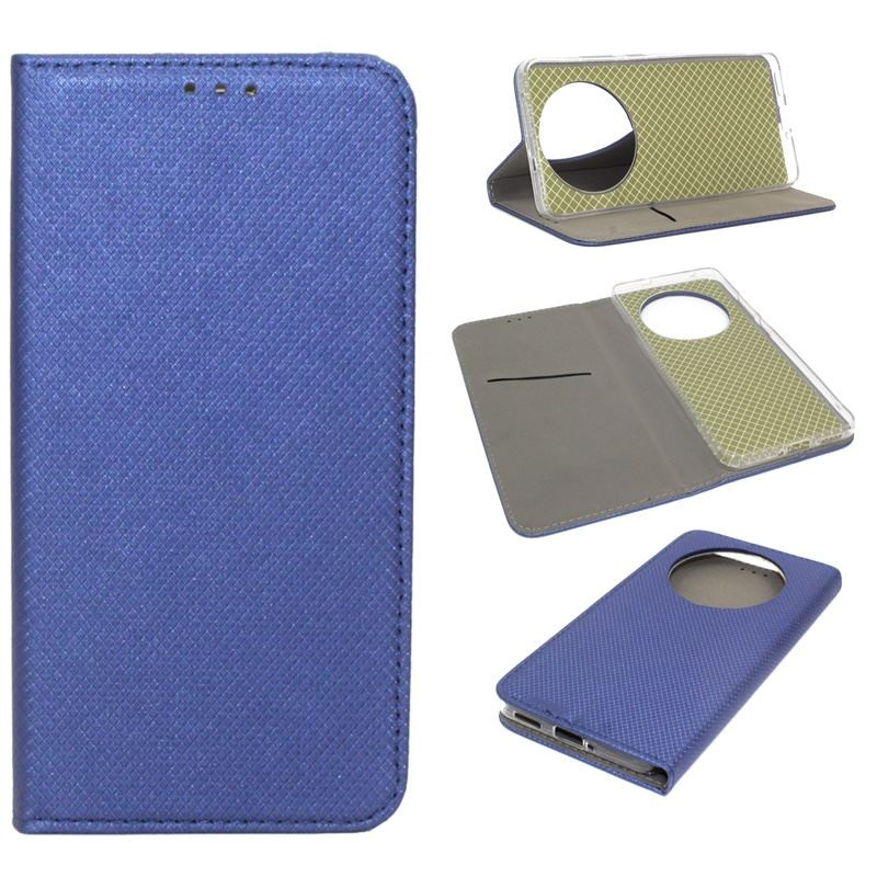 Etui Smart Magnet na telefon OPPO Reno 12F 5G / 12FS 5G CPH2637 granatowe
