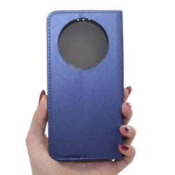 Etui Smart Magnet na telefon OPPO Reno 12F 5G / 12FS 5G CPH2637 granatowe
