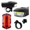 Lampka rowerowa LED COB 5W na przód i tył oświetlenie na rower
