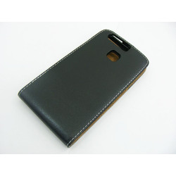 Etui pionowe z klapką SLIM FLEX na telefon Huawei P9 czarne HQ