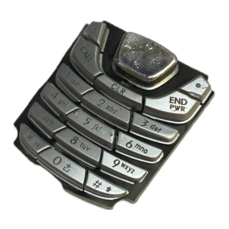 Klawiatura do telefonu LG B2050 srebrna