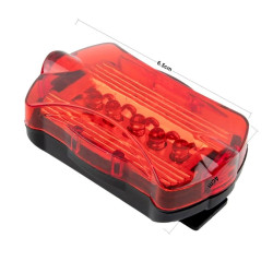 Lampka rowerowa LED na tył na rower tylna 5 LED