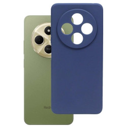 Etui Jelly Case na telefon Xiaomi Redmi 14C 2409BRN2CA / POCO C75 2410FPCC5G granatowe MATT