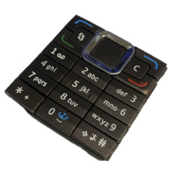 Klawiatura do telefonu Nokia E90 brązowa