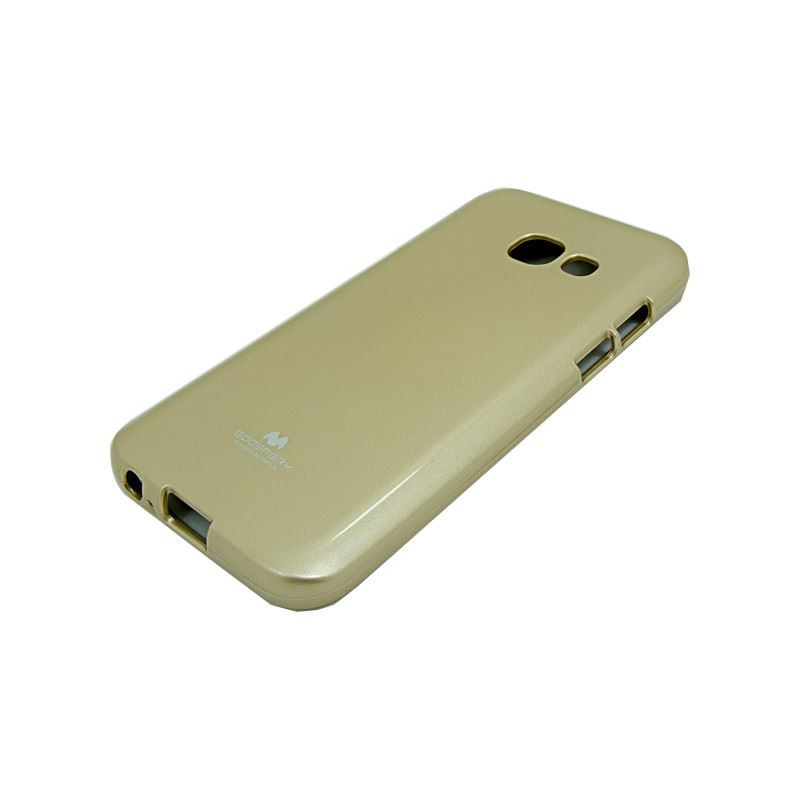 Etui Futerał Mercury JELLY na telefon Samsung Galaxy A3 2017 A320 złote