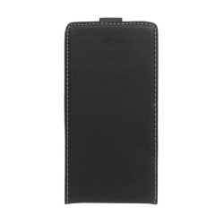 Etui pionowe z klapką SLIM FLEX na telefon LG K20 LMX120EMW czarne HQ