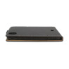 Etui pionowe z klapką SLIM FLEX na telefon LG K20 LMX120EMW czarne HQ