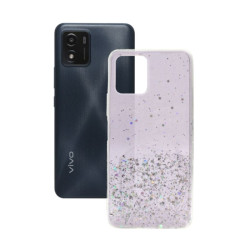 Etui GLITTER Case na telefon Vivo Y01 V2118 / Y15A / Y15S fioletowe