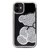 Etui TEDDY BEAR na telefon Apple iPhone 11 A2111 damskie dziewczęce na prezent urodziny święta srebrne
