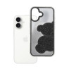 Etui TEDDY BEAR na telefon Apple iPhone 16 A3287 damskie dziewczęce na prezent urodziny święta czarne