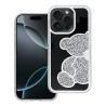 Etui TEDDY BEAR na telefon Apple iPhone 16 Pro Max A3296 damskie dziewczęce na prezent urodziny święta srebrne