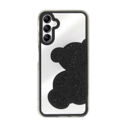 Etui TEDDY BEAR na telefon Samsung Galaxy A16 4G A165 / 5G A166 damskie dziewczęce na prezent urodziny święta czarne