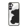 Etui TEDDY BEAR na telefon Samsung Galaxy A14 4G A145 / 5G A146 damskie dziewczęce na prezent urodziny święta czarne