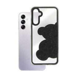 Etui TEDDY BEAR na telefon Samsung Galaxy A13 5G A136 / A04s 5G damskie dziewczęce na prezent urodziny święta czarne