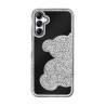 Etui TEDDY BEAR na telefon Samsung Galaxy A15 4G A155 / 5G A156 damskie dziewczęce na prezent urodziny święta srebrne