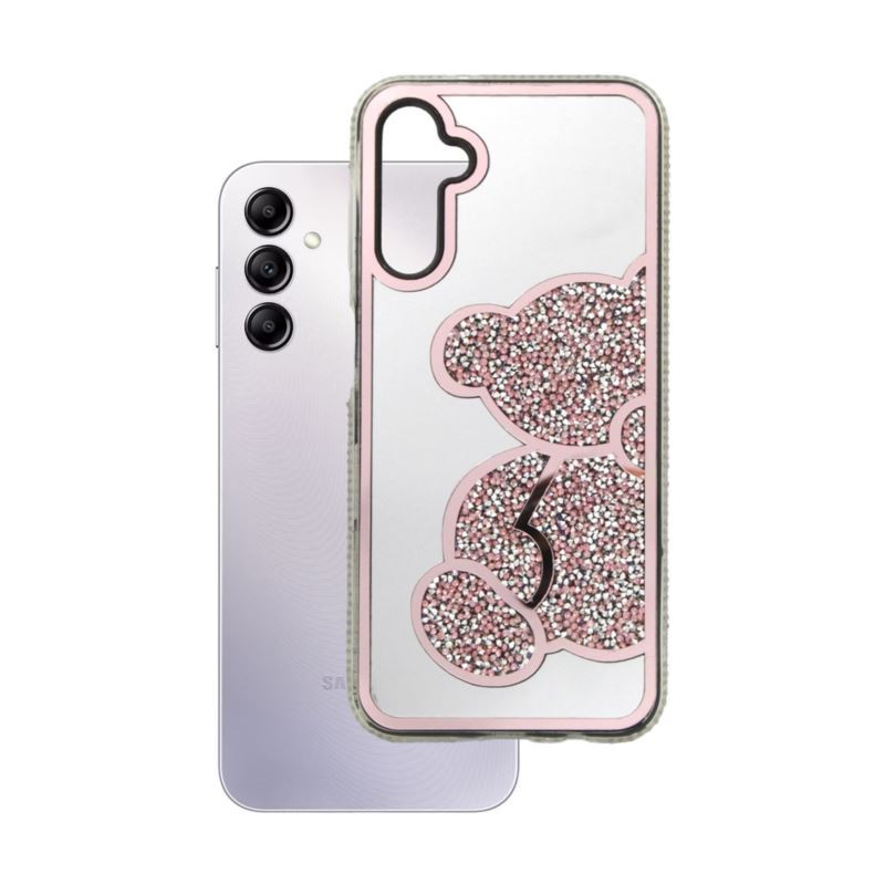 Etui TEDDY BEAR na telefon Samsung Galaxy A25 5G A256 damskie dziewczęce na prezent urodziny święta różowe