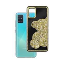 Etui TEDDY BEAR na telefon Samsung Galaxy A52 / A52 5G / A52s 5G damskie dziewczęce na prezent urodziny święta złote