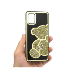 Etui TEDDY BEAR na telefon Samsung Galaxy A52 / A52 5G / A52s 5G damskie dziewczęce na prezent urodziny święta złote