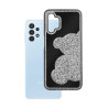 Etui TEDDY BEAR na telefon Samsung Galaxy A13 4G A135 A137 damskie dziewczęce na prezent urodziny święta srebrne