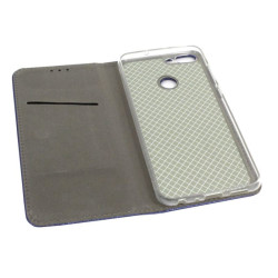Etui Smart Magnet na telefon Huawei P Smart FIG-LX1 / Enjoy 7S FIG-AL10 granatowe