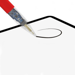 Rysik pojemnościowy aktywny precyzyjny dotykowy K2260 do tabletu / smartfona / telefonu / ekranu dotykowego czerwony