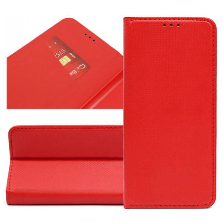 Etui Smart Magnet na telefon Xiaomi Redmi Note 7 czerwone