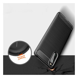 Etui Bumper Carbon Lux na telefon Sony Xperia 10 II XQ-AU51 czarne