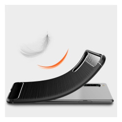 Etui Bumper Carbon Lux na telefon Sony Xperia 10 II XQ-AU51 czarne
