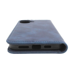 Etui Smart Retro Lite na telefon Apple iPhone 16 A3287 granatowe