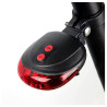 Lampka rowerowa LED na tył tylna na rower linia oświetlenie drogi 5 LED laserowa