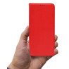 Etui Smart Magnet na telefon Xiaomi Redmi Note 10 Pro 4G czerwone
