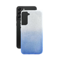 Etui Jelly Case SHINING HQ na telefon Samsung Galaxy S22 Plus S22+ S906 srebrno-niebieskie