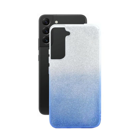 Etui Jelly Case SHINING HQ na telefon Samsung Galaxy S22+ 5G S906 srebrno-niebieskie